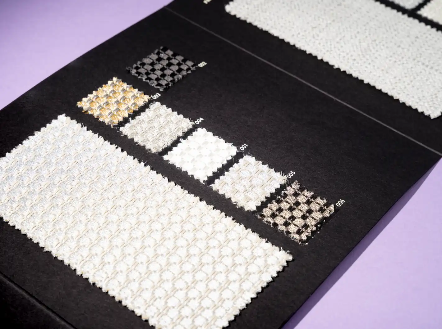 Fabric sample books that showcase every detail